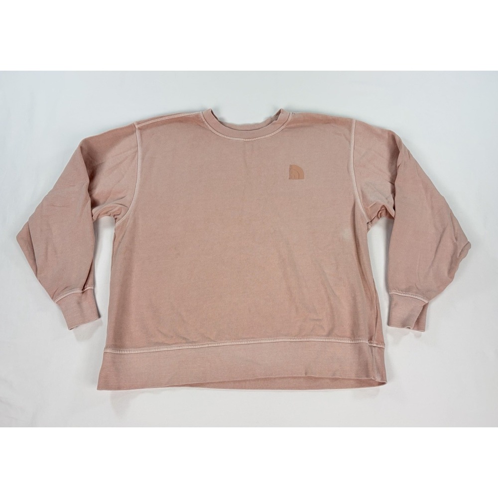 The North Face Crewneck Sweatshirt Womens Large Vintage Wash Pink Pullover